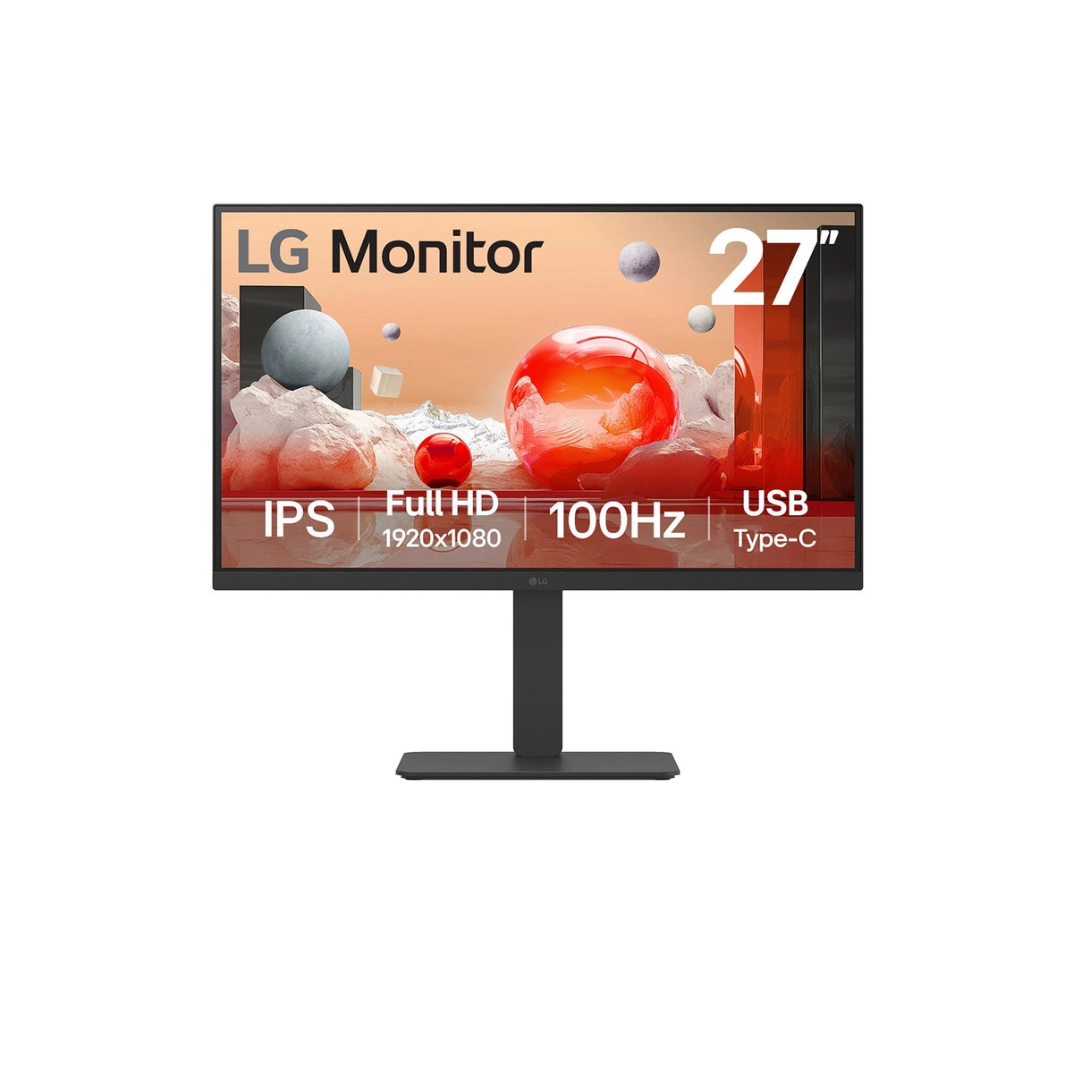 LG 27BA750-B, 68.6 cm (27"), 1920 x 1080 pixels, Full HD, LCD, 5 ms, Black