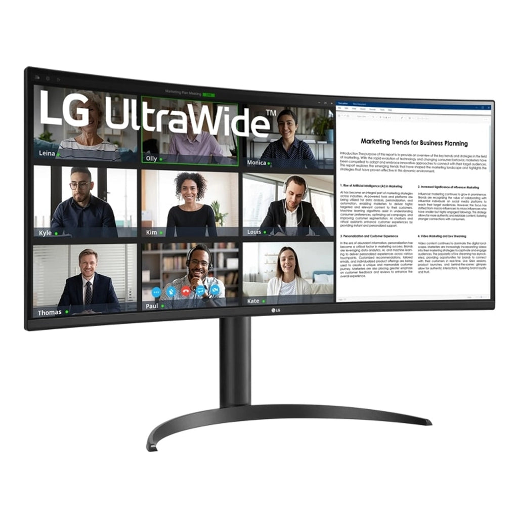 LG 34WR55QK-B, 86.4 cm (34"), 3440 x 1440 pixels, Wide Quad HD, 5 ms, Black