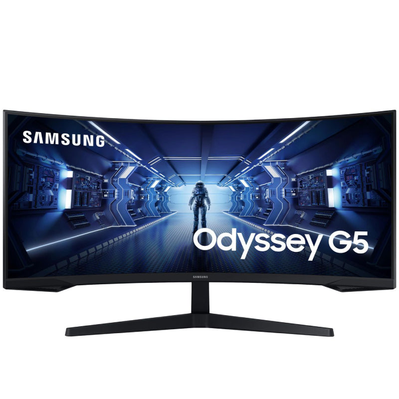 Samsung Odyssey C34G55TWWP 86.4 cm (34") 3440 x 1440 pixels UltraWide Dual Quad HD LED Black