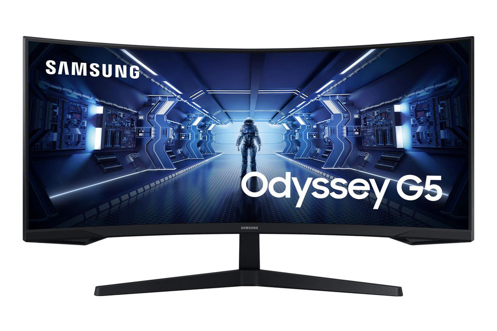 Samsung Odyssey C34G55TWWP 86.4 cm (34") 3440 x 1440 pixels UltraWide Dual Quad HD LED Black