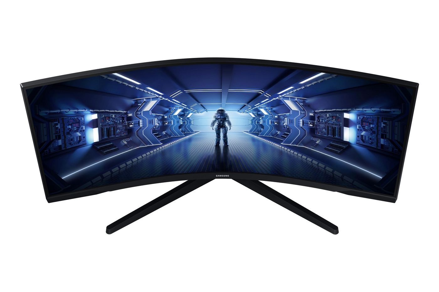 Samsung Odyssey C34G55TWWP 86.4 cm (34") 3440 x 1440 pixels UltraWide Dual Quad HD LED Black